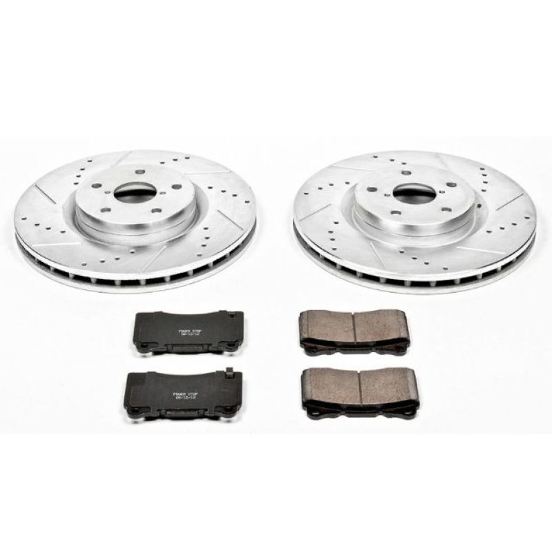 Power Stop Z23 Evolution Sport Brake Kit - Front | 2005-2017 Subaru STI (K131)