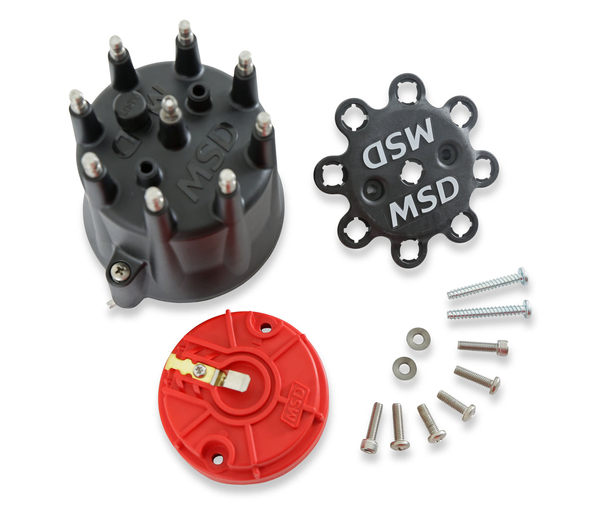 MSD 84336 HEI Distributor Cap and Rotor Kit Black