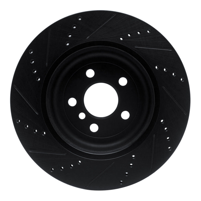 R1 17-25 BMW 530I Left Rear D&S Black Brake Rotor (ECB-31170D)