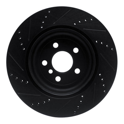 R1 17-25 BMW 530I Left Rear D&S Black Brake Rotor (ECB-31170D)
