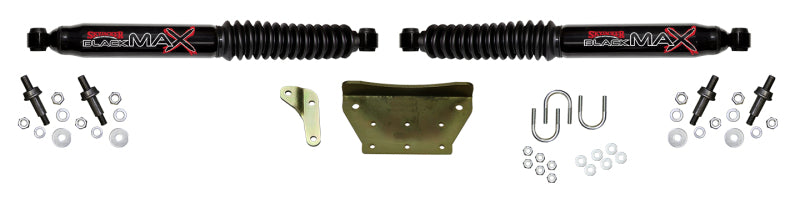 Skyjacker 8299 Dual Steering Stabilizer Kit - Black With Black Boots For Ford