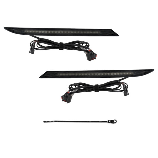 Form Lighting 2024+ Mustang LED Rear Reflector Smoked (Pair)