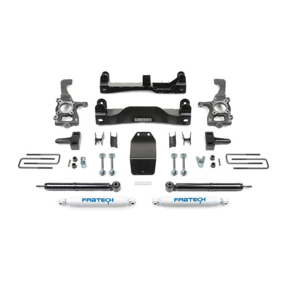Fabtech 4in Basic System w/ Performance Shocks | Ford F150 4WD (09-13) (K2183)