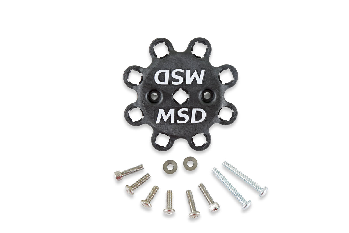 MSD 84336 HEI Distributor Cap and Rotor Kit Black