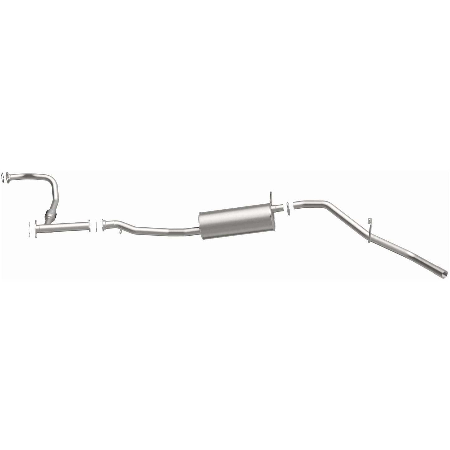 BRExhaust 1999-2002 Nissan Frontier 3.3L Direct-Fit Replacement Exhaust System