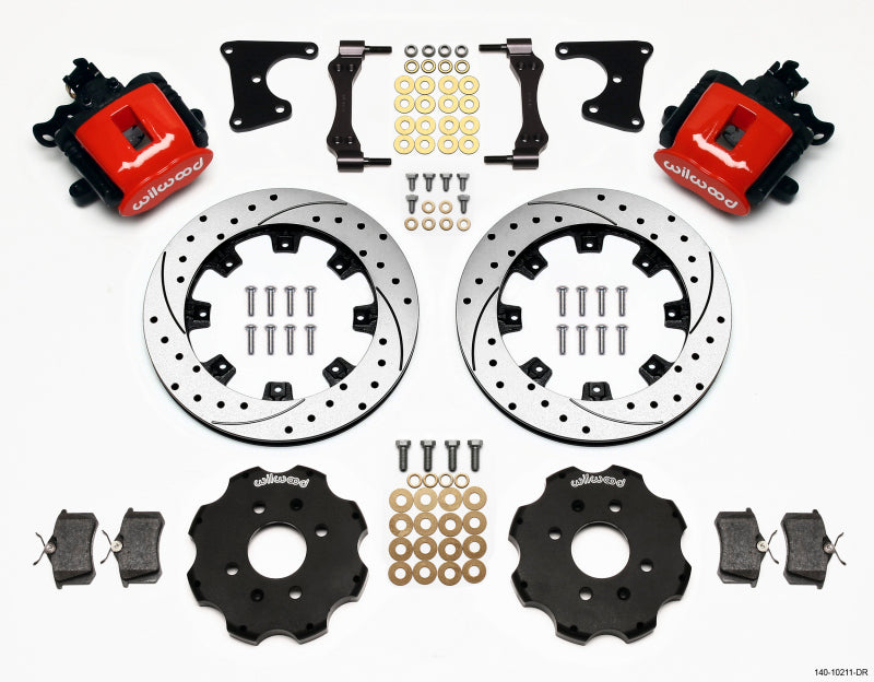 Wilwood Rear Parking Brake Caliper Kit | 2.71" Axle Offset 12.19" Rotors (140-10211)