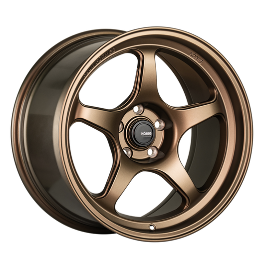 Konig Hyperspec Matte Bronze | 17x9" +40mm | 5x100mm Wheel