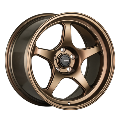 (set of 4) Konig Hyperspec Matte Bronze | 17x9" +45mm | 4x100mm Wheel