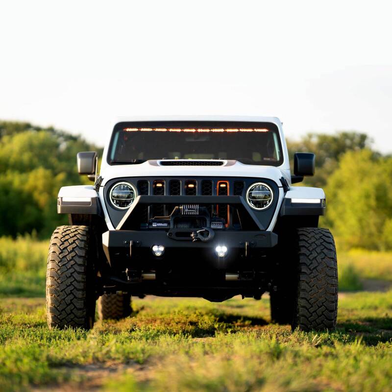 KC HiLiTES 97147 2 LED Fog Lights Kit for 10-23 Jeep Wrangler / 20-23 Gladiator