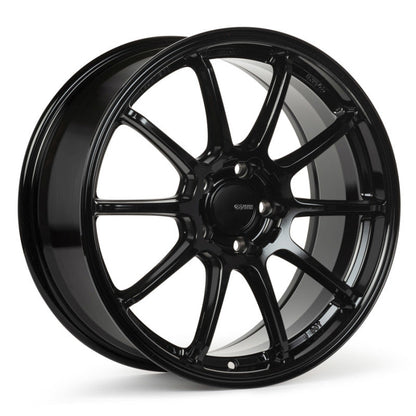Enkei Triumph Gloss Black | 17x8" +40mm | 5x114.3mm Wheel