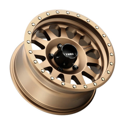 (set of 4) Method MR304 Double Standard Bronze | 15x8" -24mm | 5x4.5in Wheel