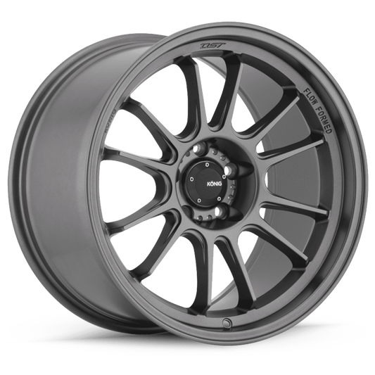 Konig Hypergram Matte Grey | 19x10.5" +25mm | 5x114.3mm Wheel