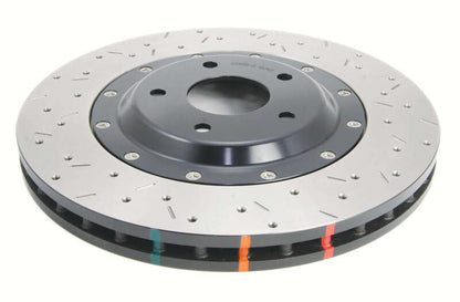 DBA 5000 Series 2Pc Drilled & Slotted Rotor | Corvette C6 w/Z06 (05-12) (DBA52992BLKXS)