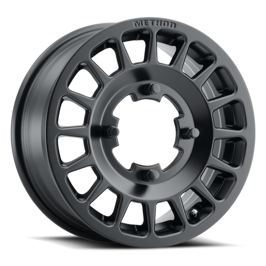 (set of 4) Method MR407 UTV Bead Grip Matte Black | 15x6" +51mm | 6x5.5in Wheel