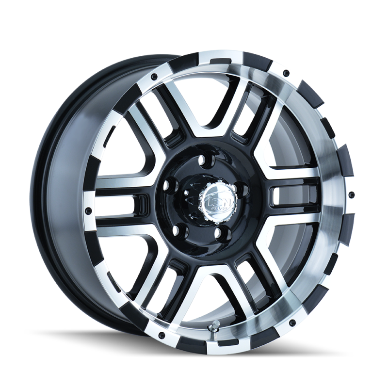 ION Wheels Type 179 Black/Machined | 17x8" +10mm | 5x135mm Wheel