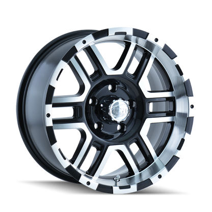 ION Wheels Type 179 Black/Machined | 17x9" +0mm | 8x165.1mm Wheel