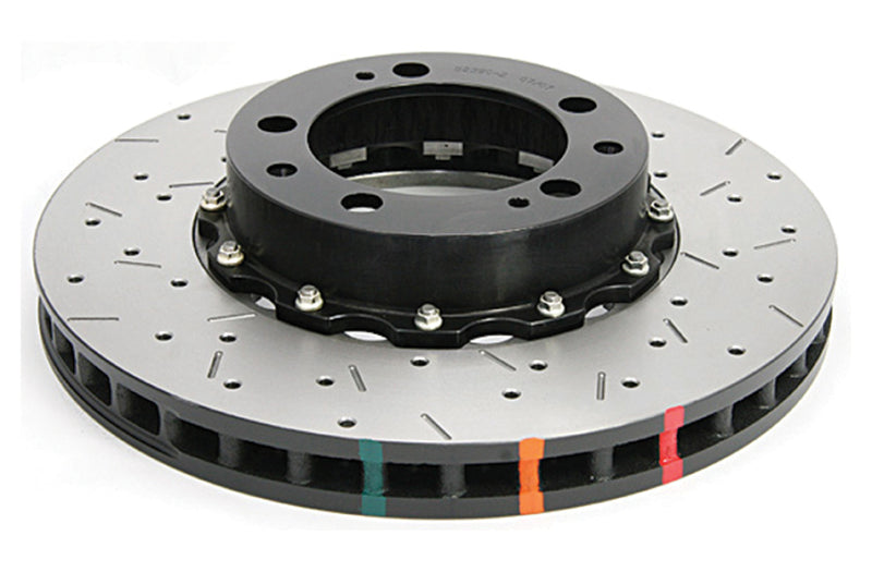 DBA Uni-Directional Slotted Front Rotor w/ Black Hat | Porsche 911 Carrera (95-97) (DBA52390BLKXS)