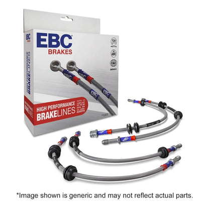 EBC Brakes BLA7665-4L Stainless Braided Brake Lines for Cayenne Q7 Touareg