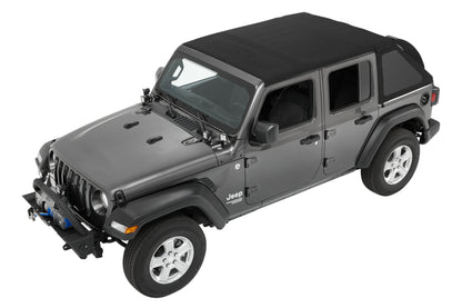 Bestop 18-26 Jeep Wrangler JL 4-Door Trektop (Premium Black Twill)