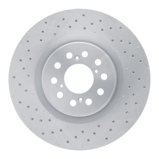 DFC 17-25 Honda Civic Hatchback Drilled Front Rotor | Honda Civic X (16-22) (620-59065)