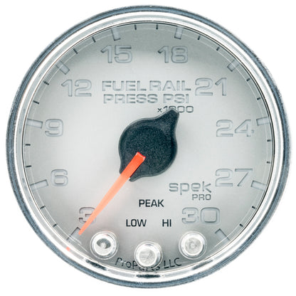 Autometer Spek-Pro 2 & 1/16" Rail Press Gauge 30KPSI
