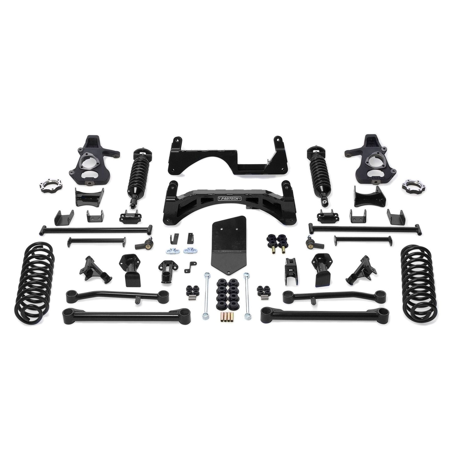 Fabtech 6in Performance Suspension System w/ Dual 2.5in & 2.25in Components | GM K1500 SUV / Tahoe / Yukon / Suburban / Avalanche 4WD w/o Autoride (07-14) (K1021DL)