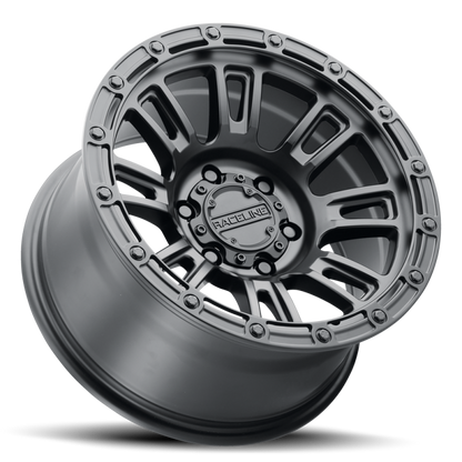 Raceline 956 Compass Satin Black | 18x9" +18mm | 6x139.7mm Wheel