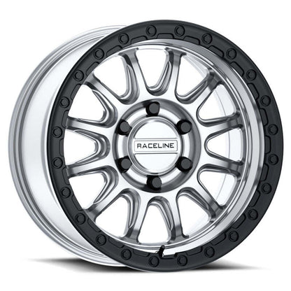 Raceline 960B Alpha Machined w/ Black Ring | 17x8.5" +35mm | 6x139.7mm Wheel