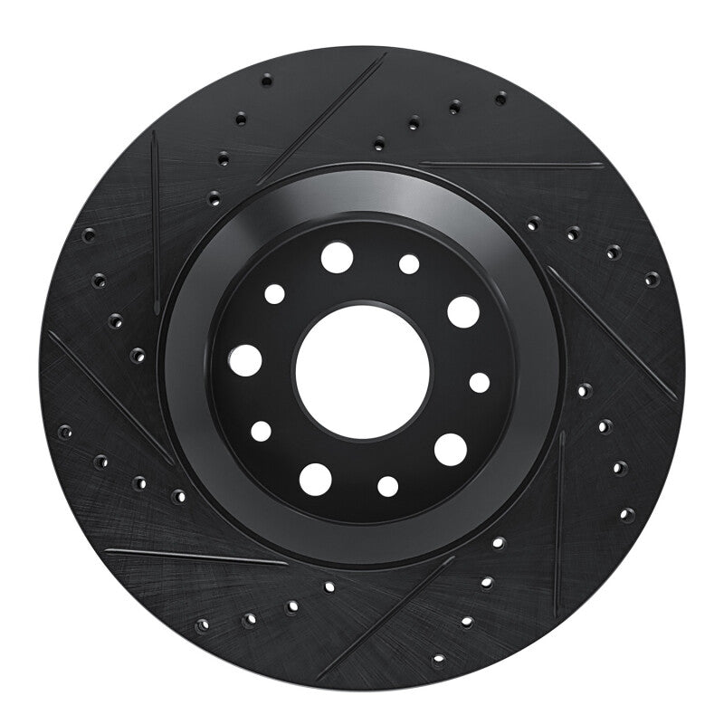 DFC D&S Brake Rotor (FRONT RIGHT): Jeep Wrangler (18-25) - Black Zinc