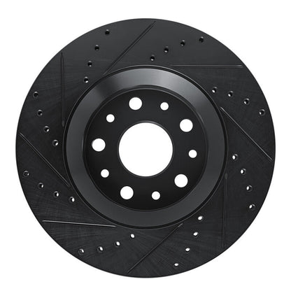 DFC D&S Brake Rotor (FRONT RIGHT): Jeep Wrangler (18-25) - Black Zinc