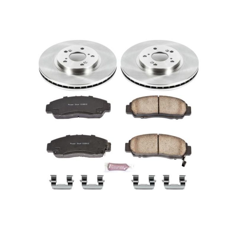 Power Stop Front Autospecialty Brake Kit | 2011-2014 Acura TSX / 2011-2012 Honda Accord (KOE5392)