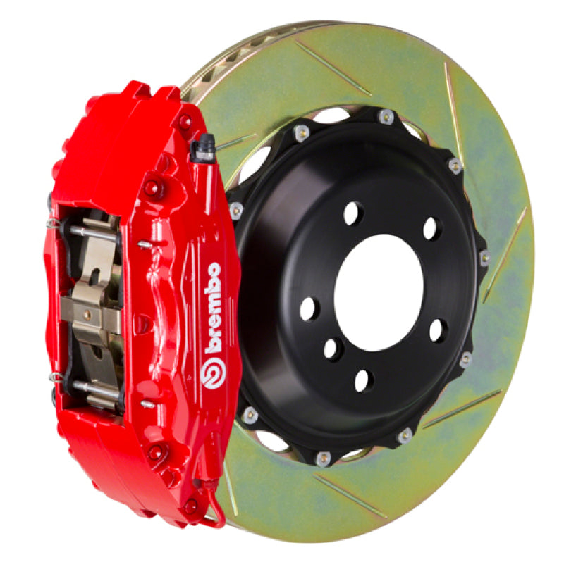 Brembo Gran Turismo Drilled Brake Kit 4 Piston 2-Piece Front | Multiple Fitments (1B2.7008A)