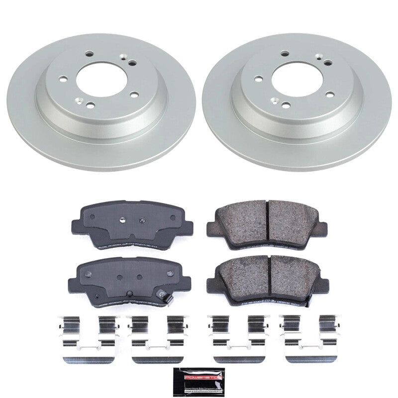 PowerStop 22-23 Hyundai Kona Rear Z17 Coated Brake Kit (CRK9273)