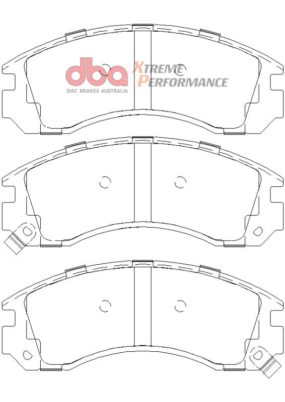 DBA Front Xtreme Performance Brake Pads | Mitsubishi Montero Sport (00-04) (DB1223XP)