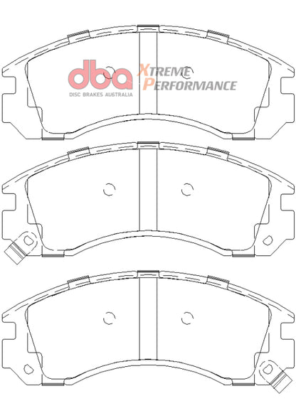 DBA Front Xtreme Performance Brake Pads | Mitsubishi Montero Sport (00-04) (DB1223XP)