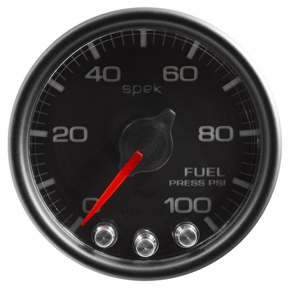 Autometer Spek-Pro 2 & 1/16" Fuel Press Gauge 100PSI
