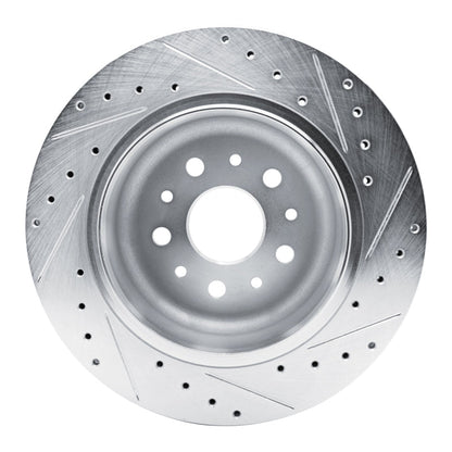 DFC Rear Left D&S Silver Brake Rotor (REAR): Jeep Wrangler (20-25)