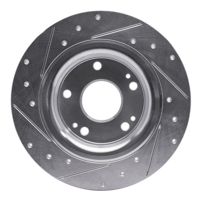 R1 17-20 Honda Civic Coupe Rear Drilled & Slotted Rotor | Civic VIII/X/Type R (06-22) (631-59068R)