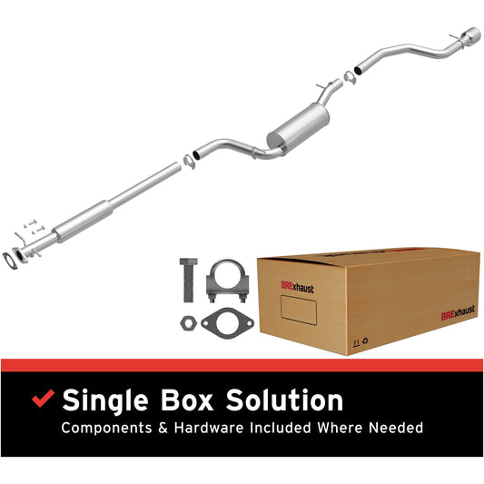BRExhaust 2008-2011 Ford Focus 2.0L Direct-Fit Replacement Exhaust System