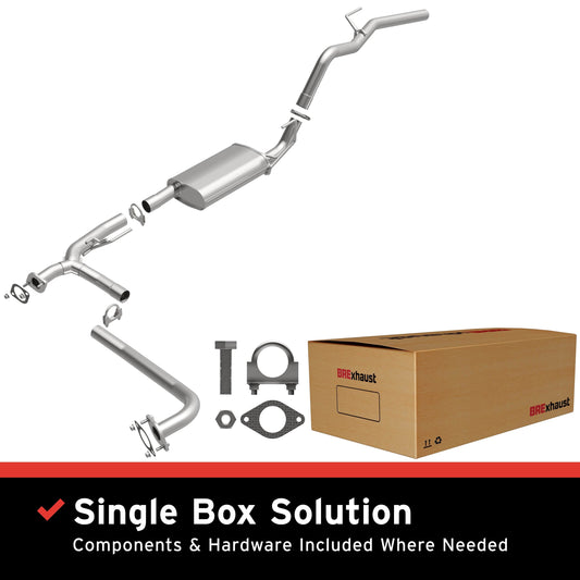 BRExhaust 2005-2014 Nissan Xterra 4.0L Direct-Fit Replacement Exhaust System