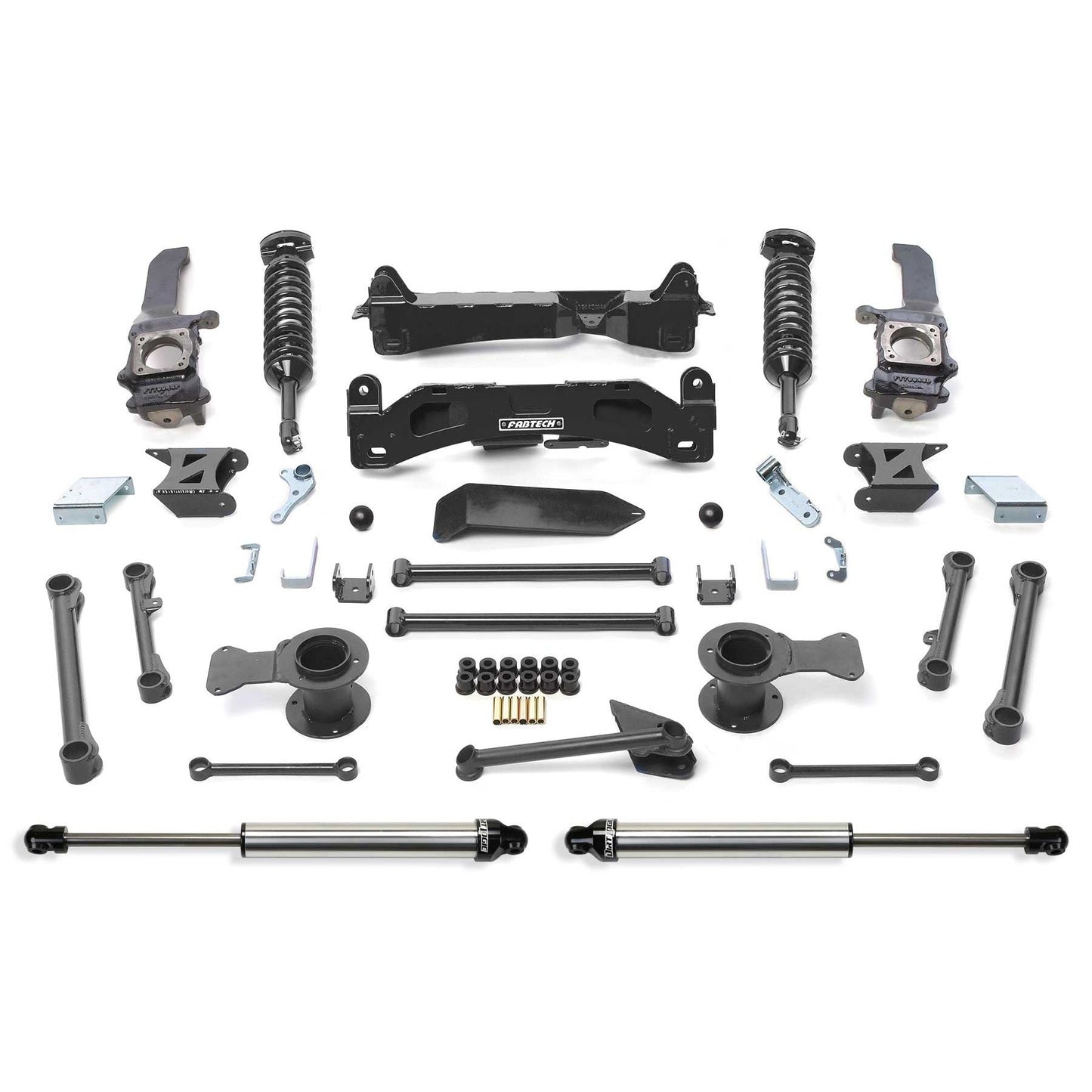 Fabtech 6" Performance Suspension System w/ 2.5" Coilovers & Rear DLSS | Toyota FJ Cruiser 4WD (10-13) (K7025DL)