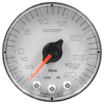 Autometer Spek-Pro 2 & 1/16" Vac/Boost Gauge 30INHG-30PSI