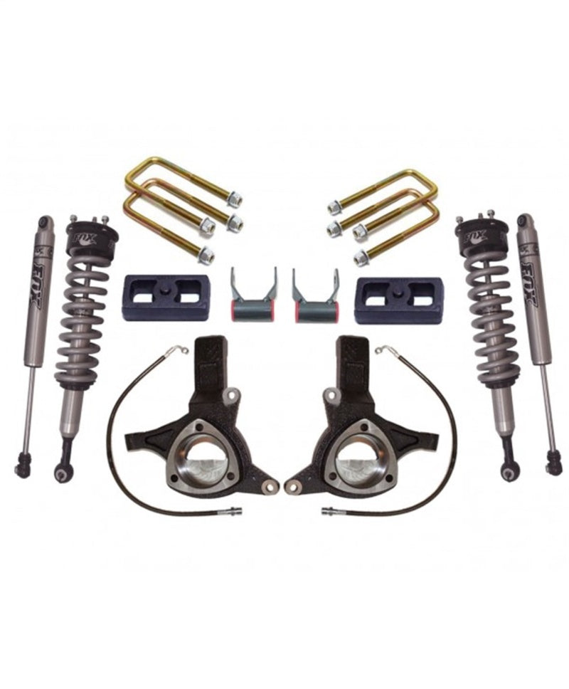 MaxTrac K881375f 7" Lift Kit w/ FOX Shocks for 07-16 Silverado/Sierra 1500 2WD
