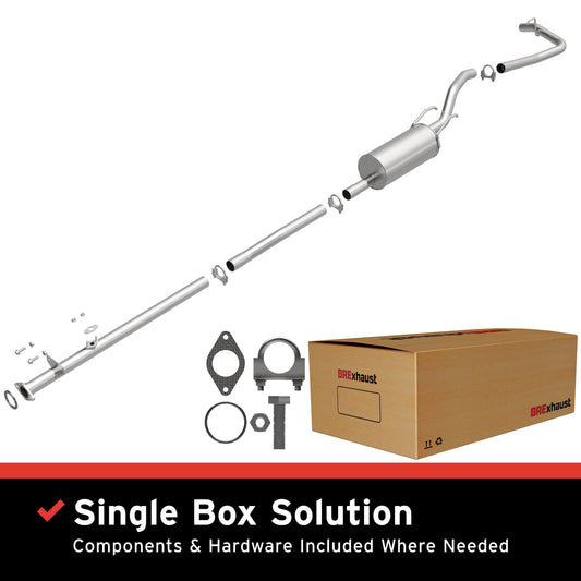 BRExhaust 1995-1997 Toyota Tacoma 2.4L Direct-Fit Replacement Exhaust System
