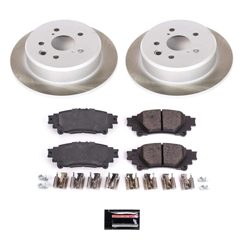 PowerStop 14-15 Lexus IS250 Rear Semi-Coated Rotor Kit (SC6930)