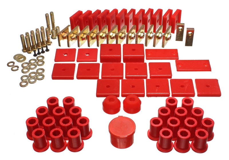 Energy Suspension 8.18105R Hyper-Flex Bushing Kit For 64-78 Toyota Land Cruiser