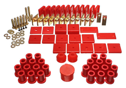 Energy Suspension 8.18105R Hyper-Flex Bushing Kit For 64-78 Toyota Land Cruiser