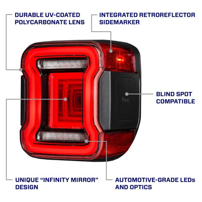 Form Lighting 20-26 Jeep Gladiator LED Tail Lights - Smoked (Pair)