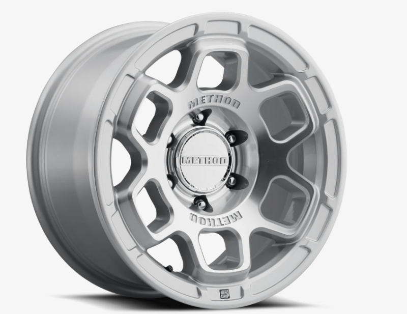 (set of 4) Method Wheels MR710 HD Machined Clear Coat | 17x8.5" +25mm | 6x5.5mm Wheel