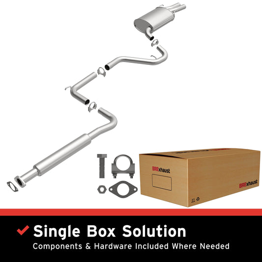BRExhaust 1998-2002 Oldsmobile Intrigue Direct-Fit Replacement Exhaust System